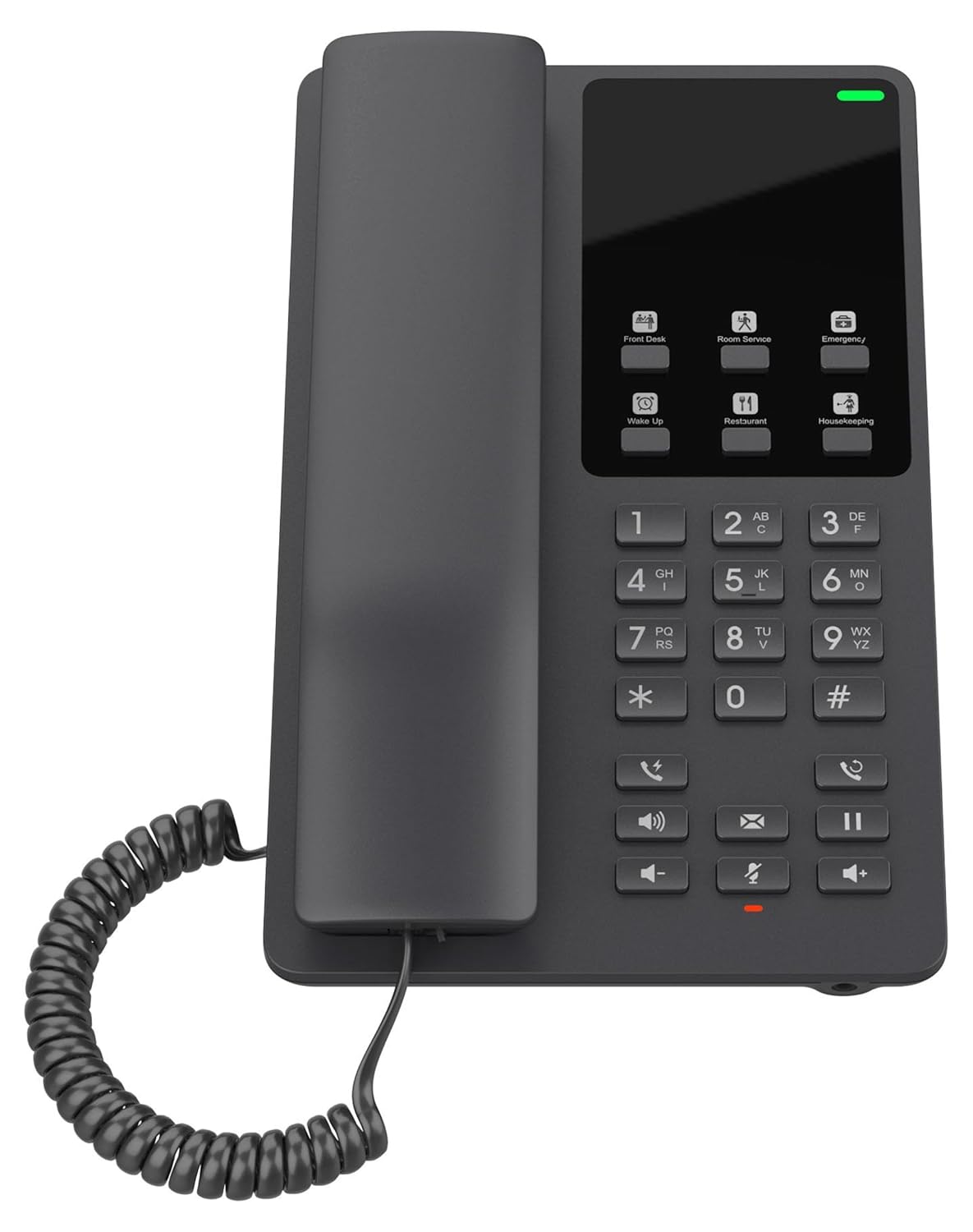 Buy Grandstream Compact Hotel IP Deskphone - Black GHP621W