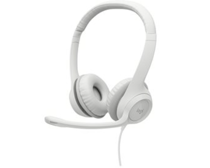 Buy Logitech H390 USB-A Wired Headset Off White - 981-001286