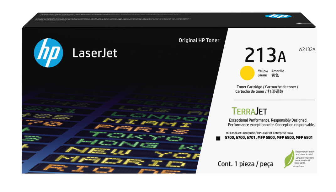 Buy HP 213A Yellow Original LaserJet Toner Cartridge W2132A