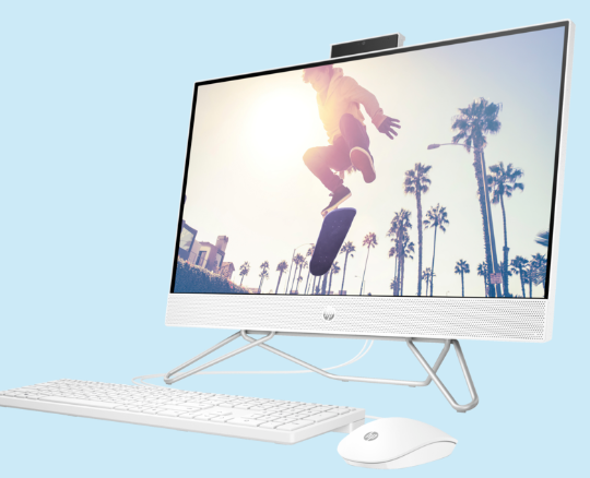 Buy AIO HP 24-CB1445 CI3 12TH GEN 8GB 512GB SSD 24 INCH DOS NEW  WHITE