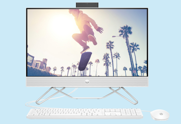 Buy AIO HP 24-CB1445 CI3 12TH GEN 8GB 512GB SSD 24 INCH DOS NEW  WHITE