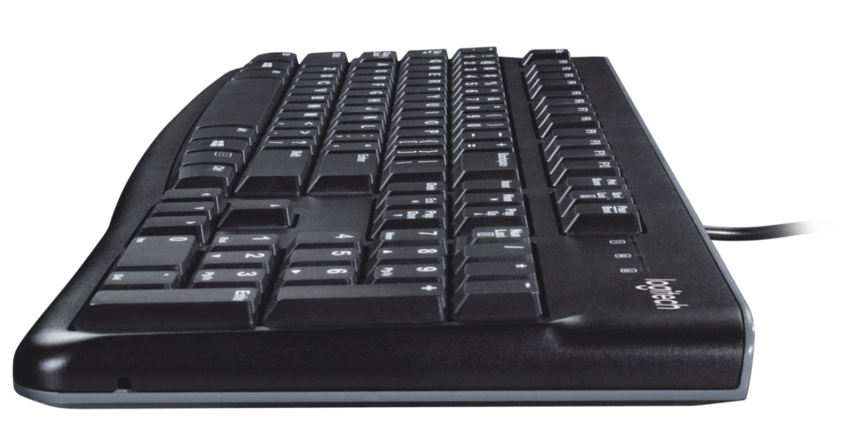 Buy Logitech LOGITECH WIRED KEYBOARD K120 EN/AR 920-002492