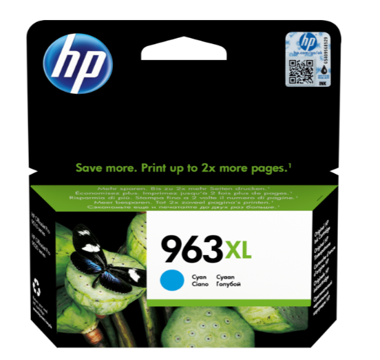 Buy 3JA27AE HP 963XL High Yield Cyan Original Ink Cartridge