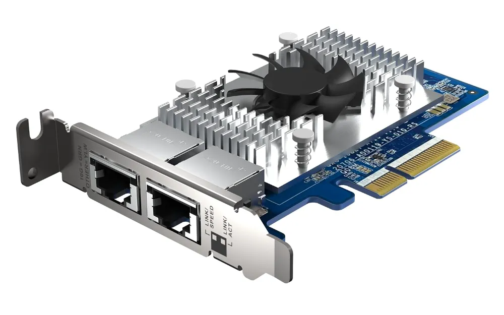 Buy QNAP QXG-10G2T-X710 Two Port 10GbE Network Card