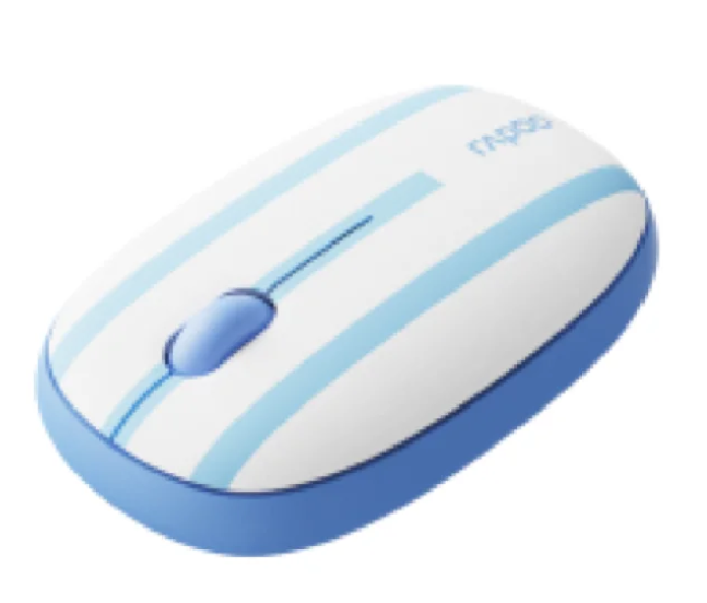 Buy RAPOO M650 MOUSE MULTIMODE WIRELESS - AR- WHITE BLUE