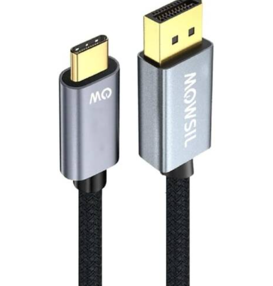 Buy Mowsil USB-C to DP 4k Cable 2Mtr Braided MOCDP2