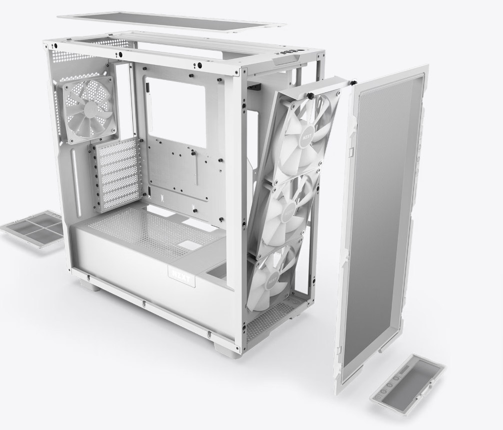 Buy (CM-H71FW-R1)NZXT H7 Flow RGB White