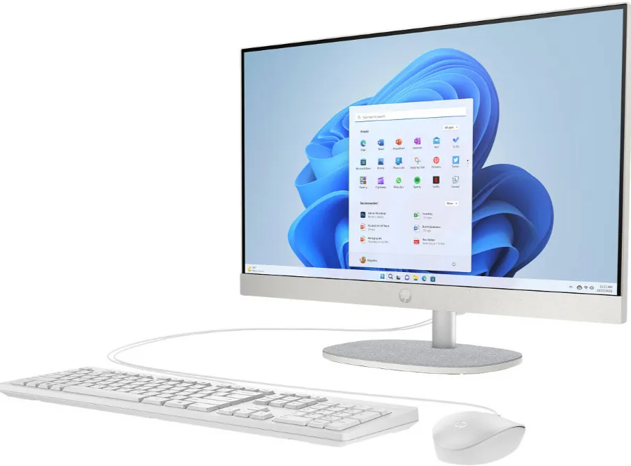 Buy HP AIO 24-cr2030nh U5-225U 8GB 512GB SSD TOUCH SHARED DOS WHITE (D30BWEA#BH5)