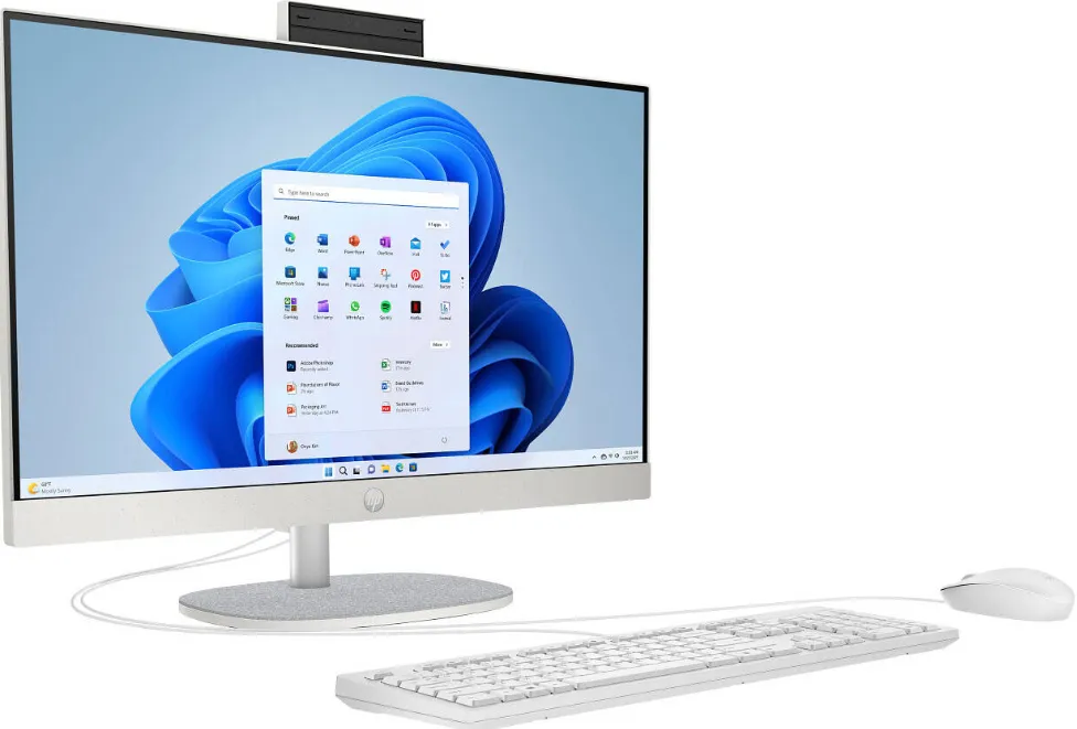 Buy HP AIO 24-cr2030nh U5-225U 8GB 512GB SSD TOUCH SHARED DOS WHITE (D30BWEA#BH5)