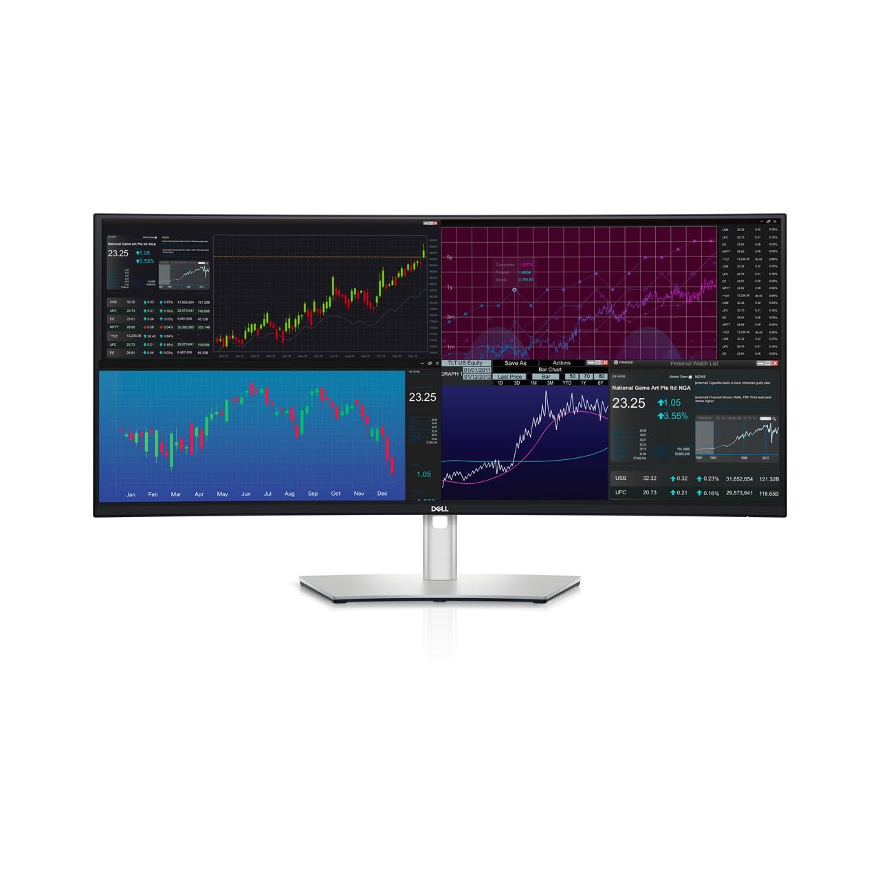 Buy Dell Monitor 38 Curved USB-C Hub - QHD-Integrated Speakers U3824DW