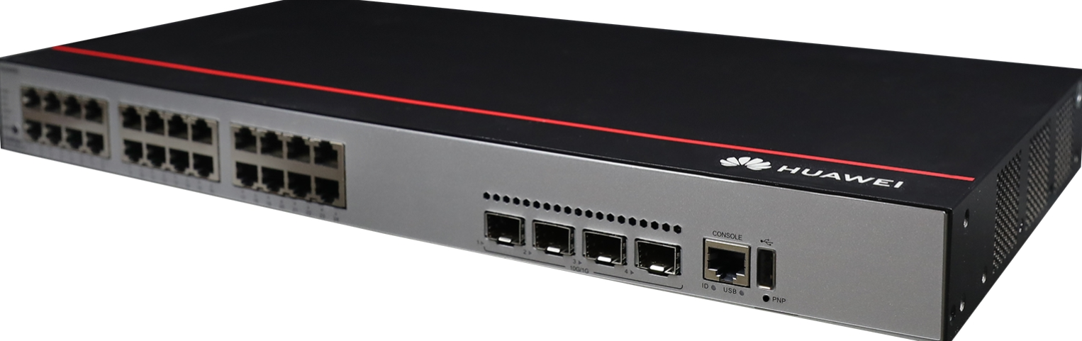 Buy S5735-L24P4X-A1 Huawei Switch (24*GE ports, 4*10GE SFP+ ports, PoE+, AC power)