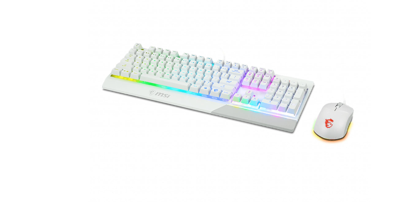 Buy S11-04AR302-CLA MSI VIGOR GK30 COMBO WHITE Keyboard and Mouse (BANDL)