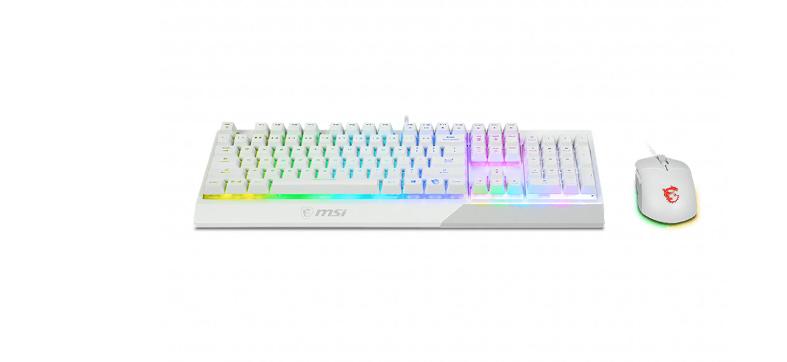Buy S11-04AR302-CLA MSI VIGOR GK30 COMBO WHITE Keyboard and Mouse (BANDL)