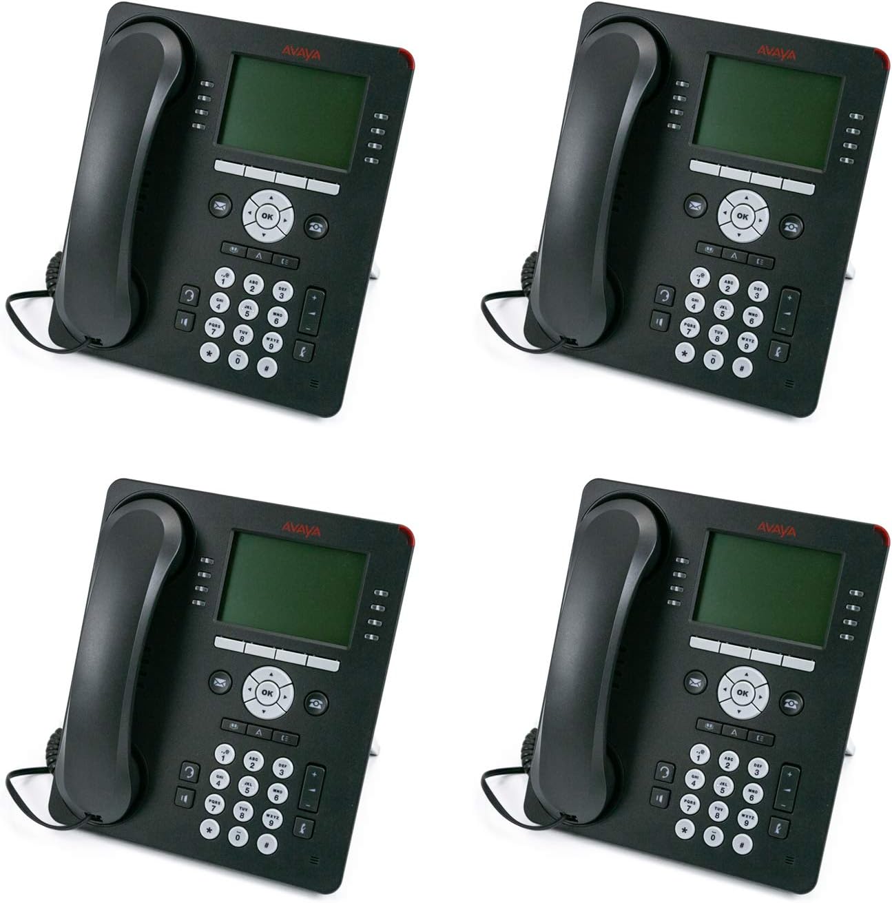 Buy 700510905 AVAYA IP PHONE 9608G grey Gigabit 4 pack