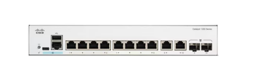 Buy Cisco Catalyst 1300 8-Port Gigabit Ethernet Switch with External Power Supply C1300-8T-E-2G