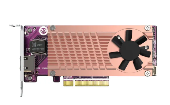 Buy QNAP Dual M.2 2280 PCIe NVMe SSD & 10GbE Expansion CardQM2-2P410G1T