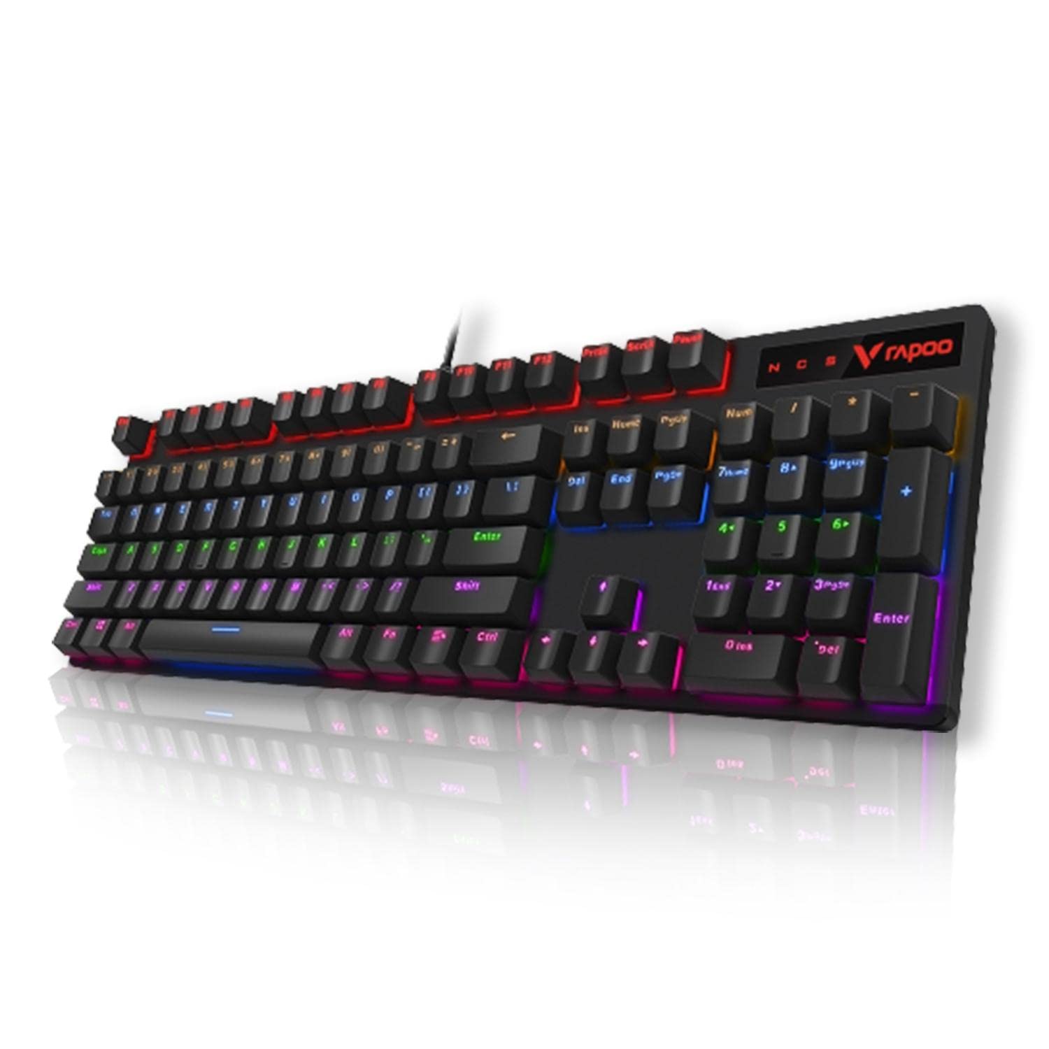Buy RAPOO VPRO V500RGB GAMING KEYBOARD WIRED MECHANICAL AR