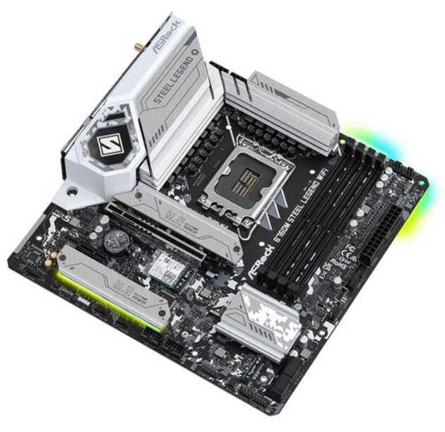 Buy ASRock B760M Steel Legend WiFi Motherboard, Micro ATX Form Factor 90-MXBL70-A0UAYZ