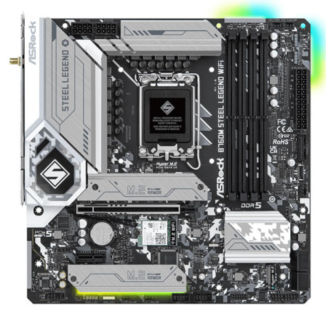 Buy ASRock B760M Steel Legend WiFi Motherboard, Micro ATX Form Factor 90-MXBL70-A0UAYZ
