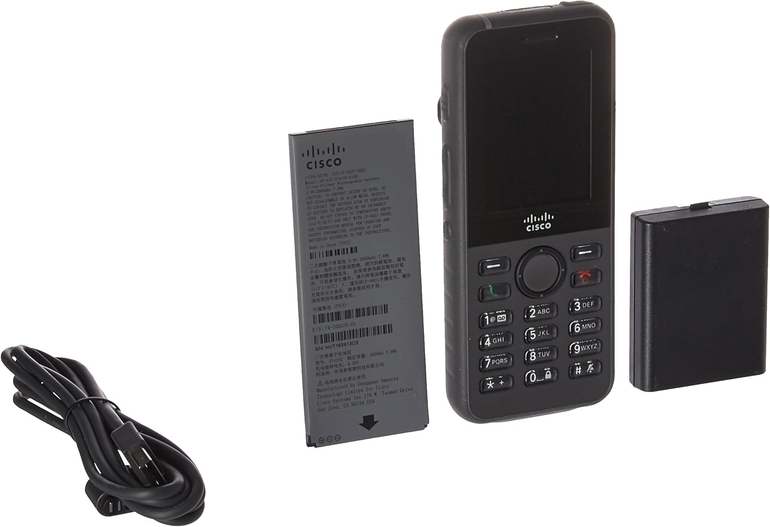 Buy CP-8821-K9-BUN Cisco Unified Wireless IP Phone 8821, World Mode Bundle