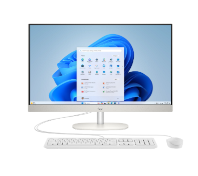 Buy HP AIO 27-cr2037nh U7-255U 8GB 512GB SSD NON-TOUCH SHARED DOS WHITE D30C0EA#BH5