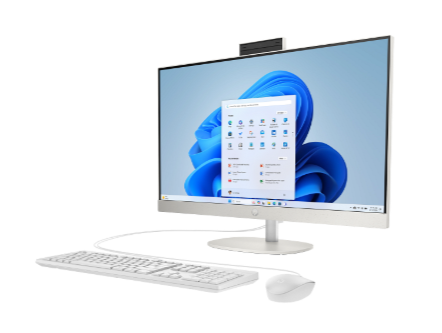 Buy HP AIO 27-cr2037nh U7-255U 8GB 512GB SSD NON-TOUCH SHARED DOS WHITE D30C0EA#BH5