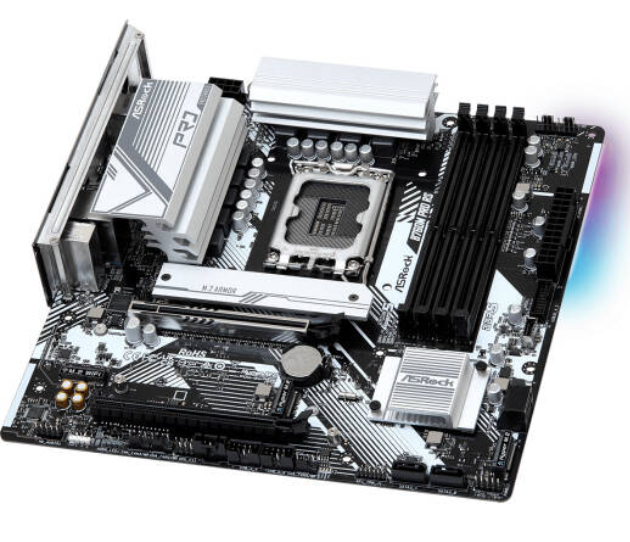 Buy ASRock B760M Pro RS LGA 1700 Micro ATX Motherboard, Intel B760 Chipset 90-MXBLH0-A0UAYZ
