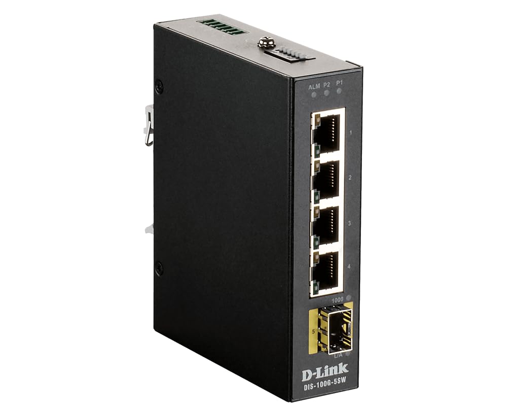 Buy DIS-100G-5SW Industrial Gigabit Unmanaged Switch with SFP slot