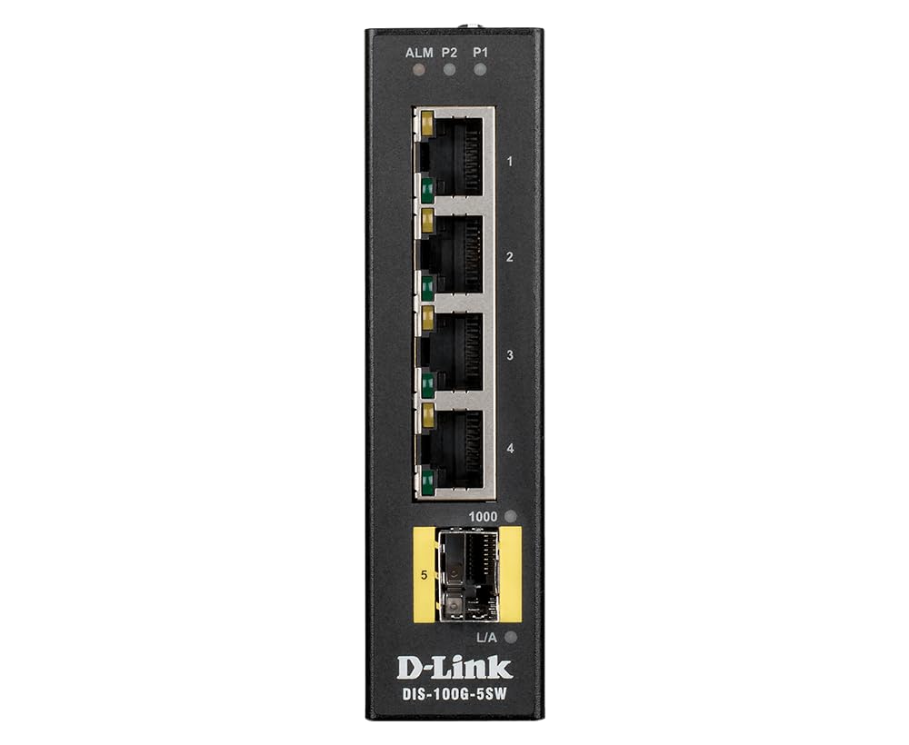 Buy DIS-100G-5SW Industrial Gigabit Unmanaged Switch with SFP slot