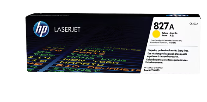 Buy CF302A HP 827A Yellow Original LaserJet Toner Cartridge