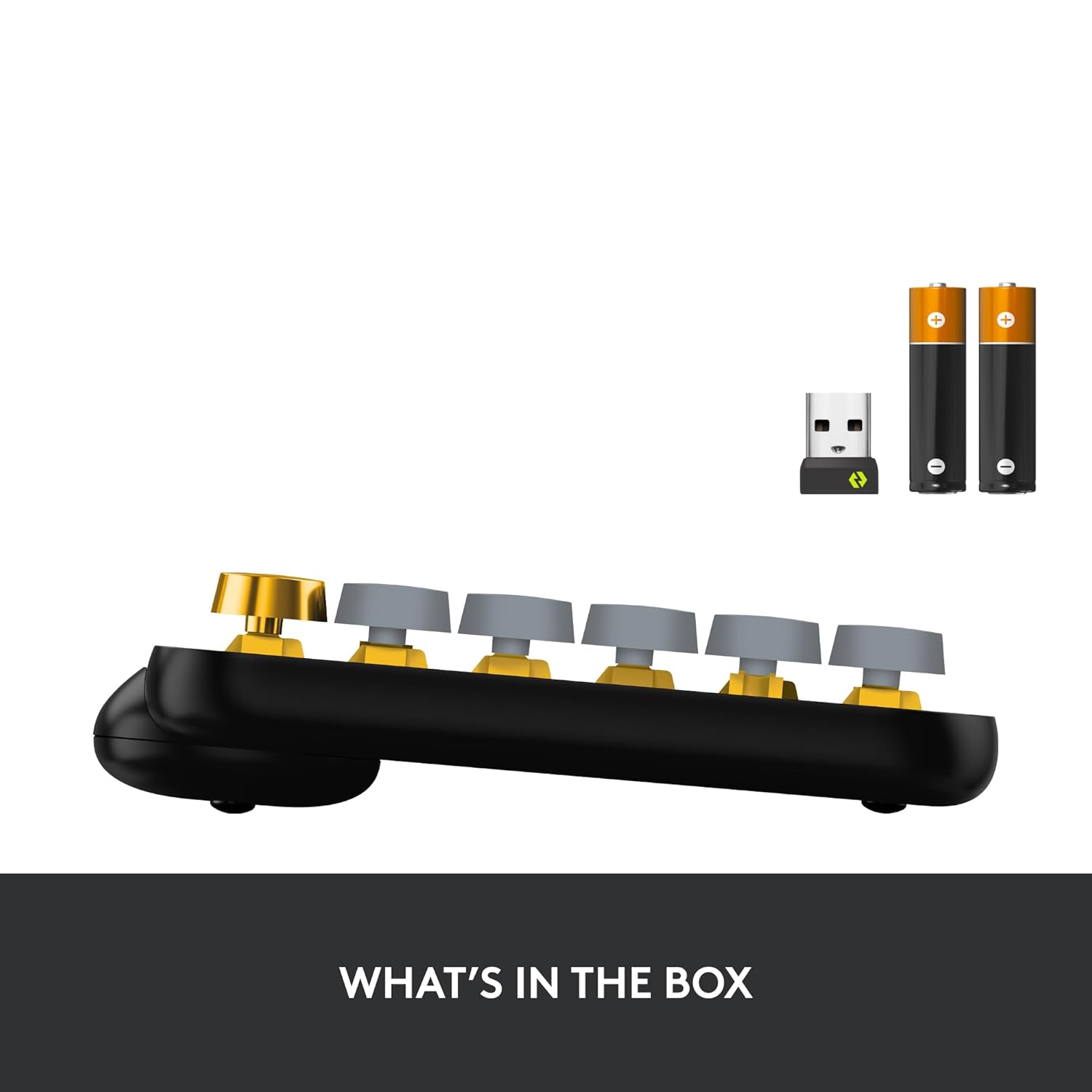 Buy Logitech Pop Wireless Mechanical Emoji Keyboard- Blast Yellow -920-010816