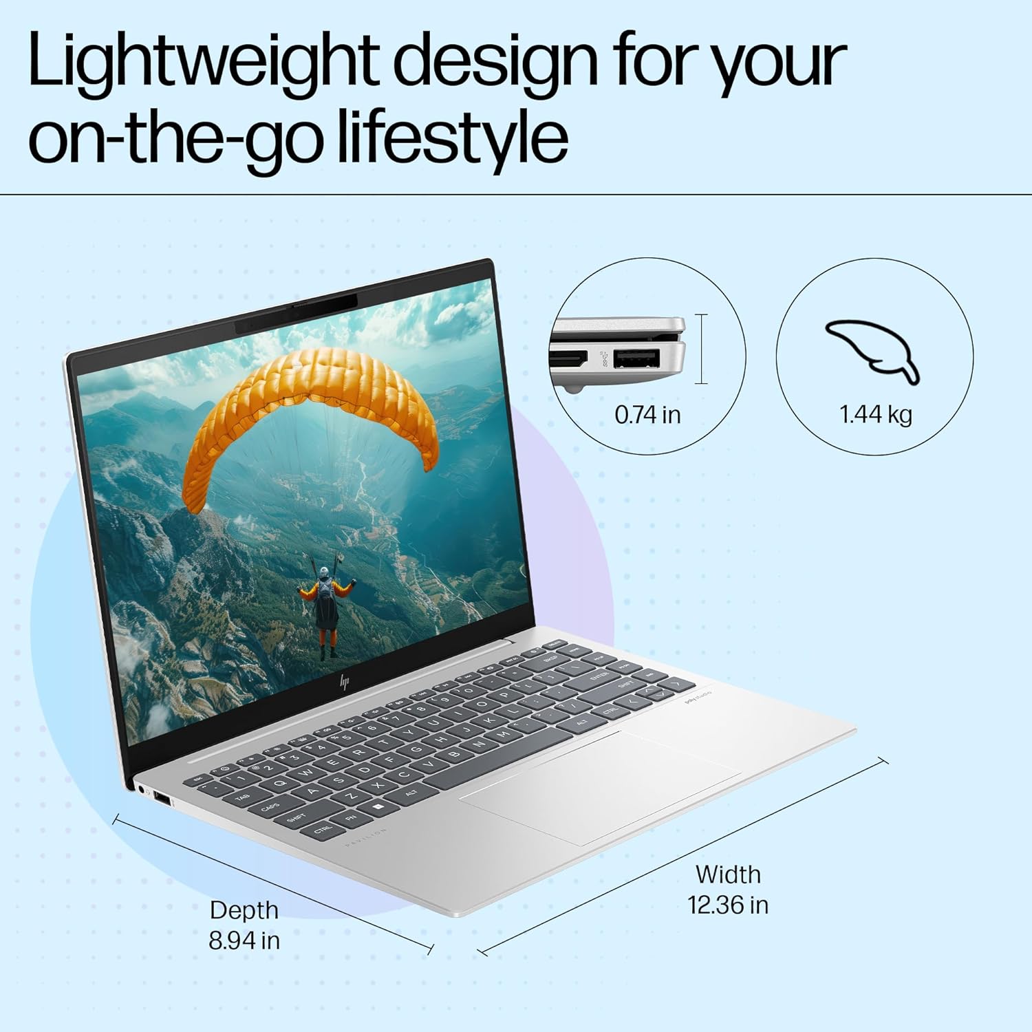 Buy HP Pavilion Plus 14 Laptop Intel® Core™ Ultra 5 Processor, 8GB Ram, 512GB SSD