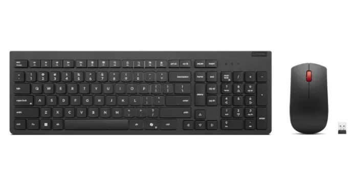 Lenovo Essential Wireless Combo Keyboard Mouse Gen2 4X31R64493 Arabic Black Wireless Keyboard &amp; Mouse