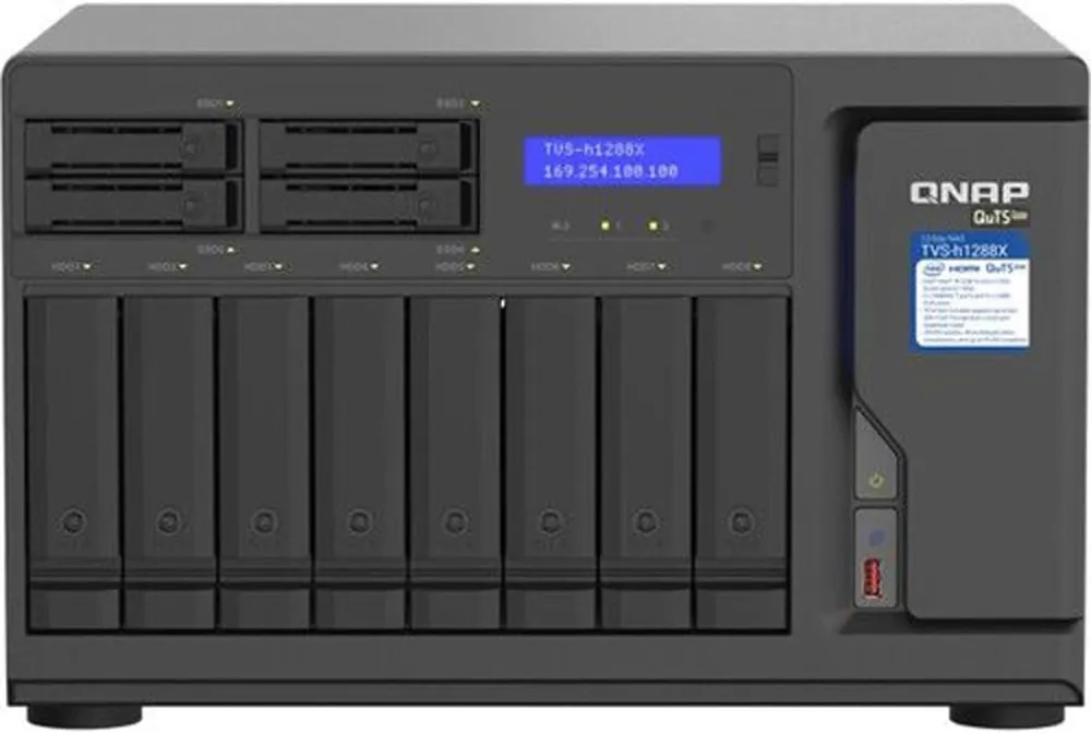 Buy QNAP TVS-h1288X-W1250-16G NAS Enclosure Intel Xeon W-1250 16GB RAM 12-Bay