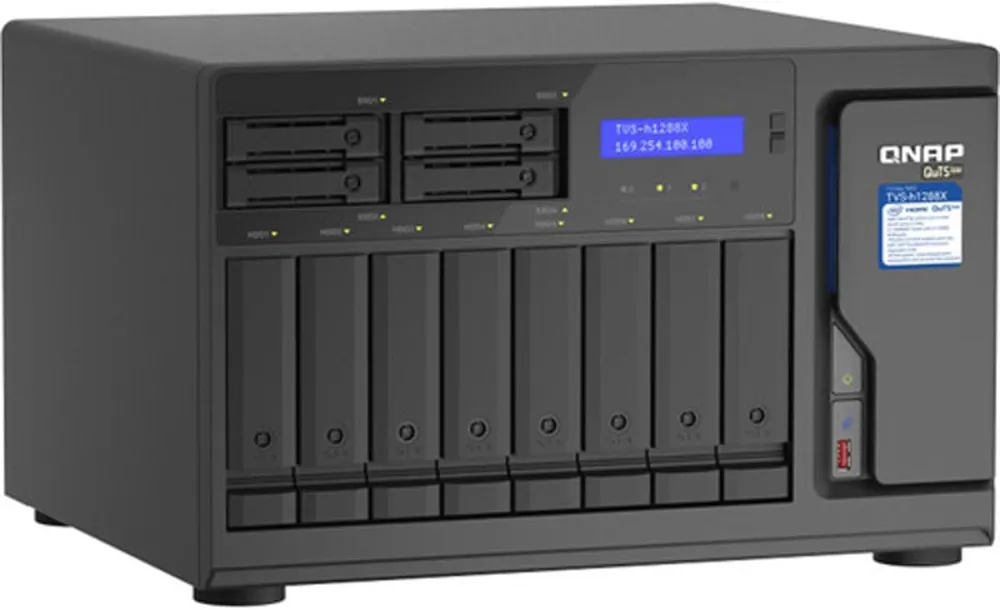 Buy QNAP TVS-h1288X-W1250-16G NAS Enclosure Intel Xeon W-1250 16GB RAM 12-Bay