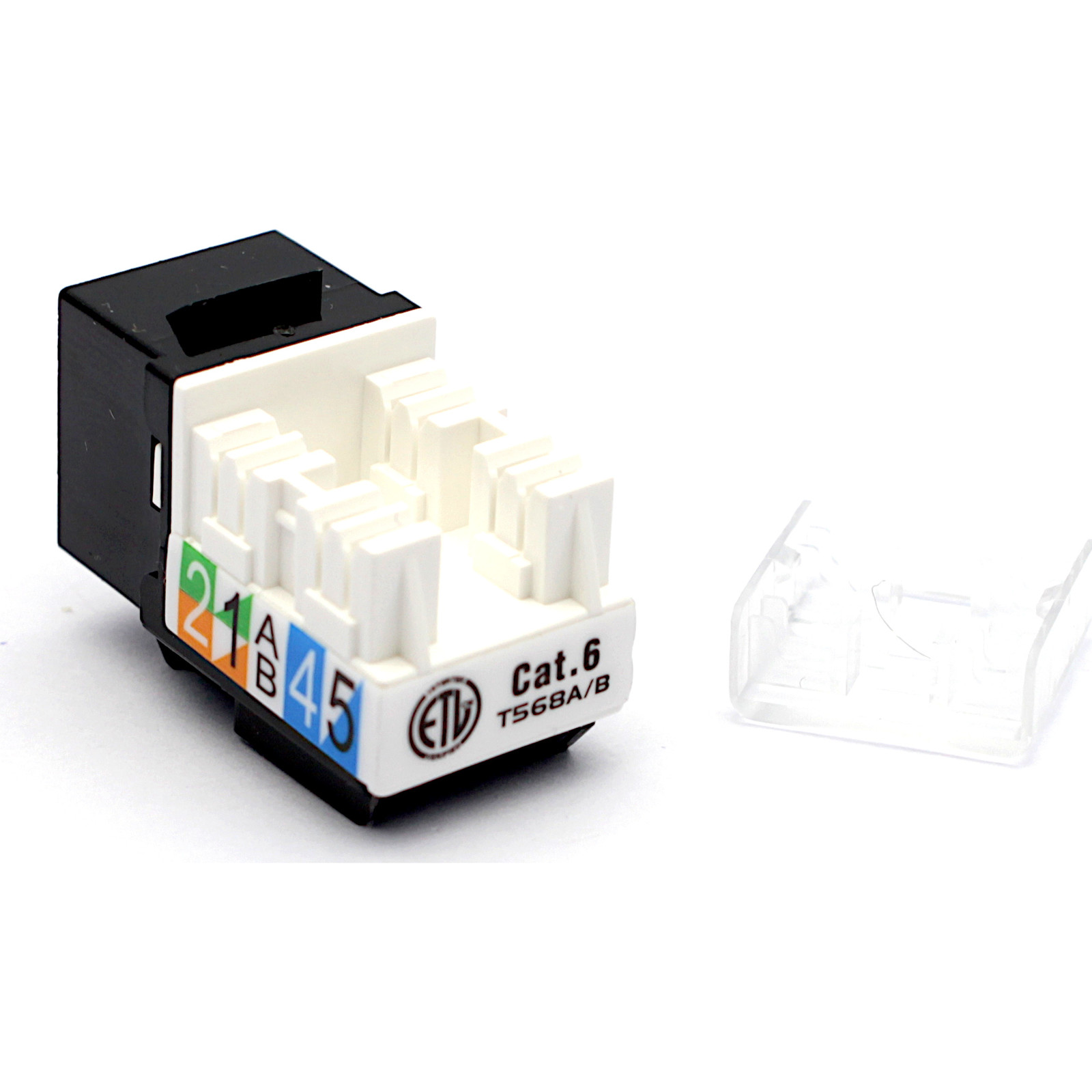 Buy 100-011-BK-24 EXCEL CAT6 UTP KEYSTONE JACK 90deg-BLACK PK24