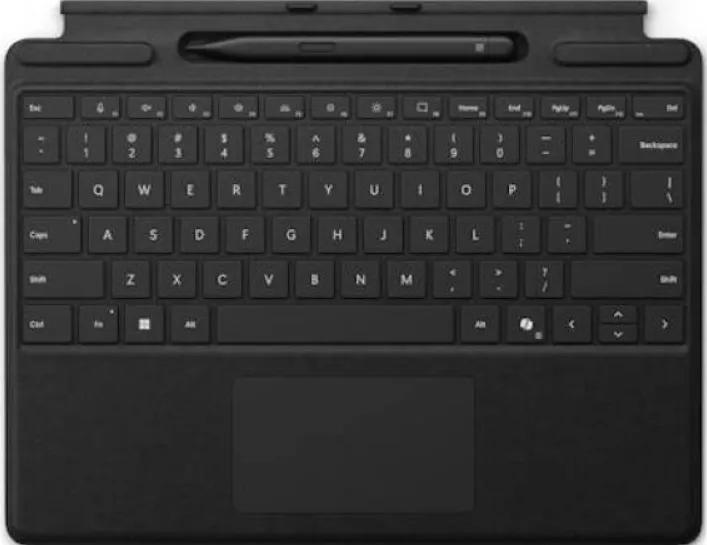 Microsoft Surface Pro Keyboard with Slim Pen 2 8X6-00182 Black Alcantara Keyboard Accessory