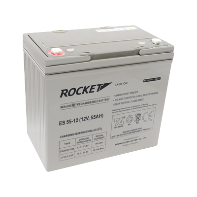 Buy ES 55-12 Rocket AGM-VRLA 12V-55Ah Battery