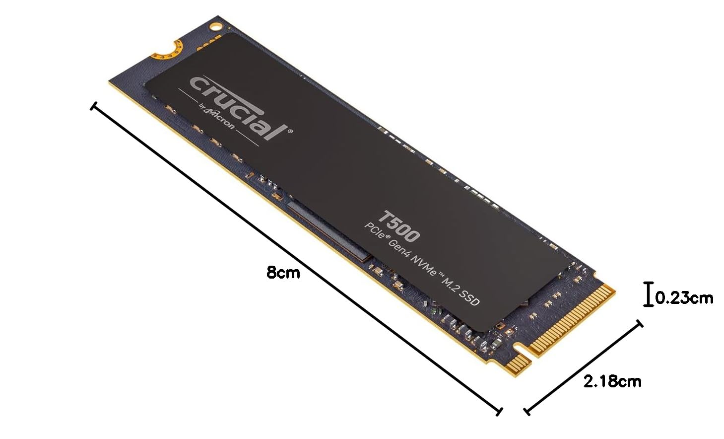 Buy Crucial T500 1TB Gen4 NVMe M.2 Internal Gaming SSD CT1000T500SSD8