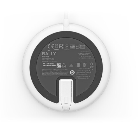 Buy Logitech Rally Mic Pod Boundary Microphone (White) 952-000038