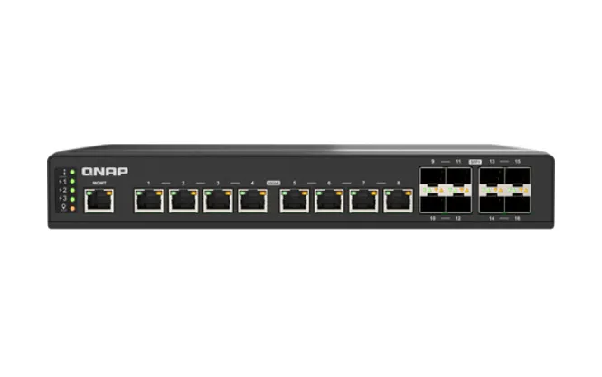 Buy QNAP QSW-IM3216-8S8T 16-Port 10GbE Managed Industrial Network Switch