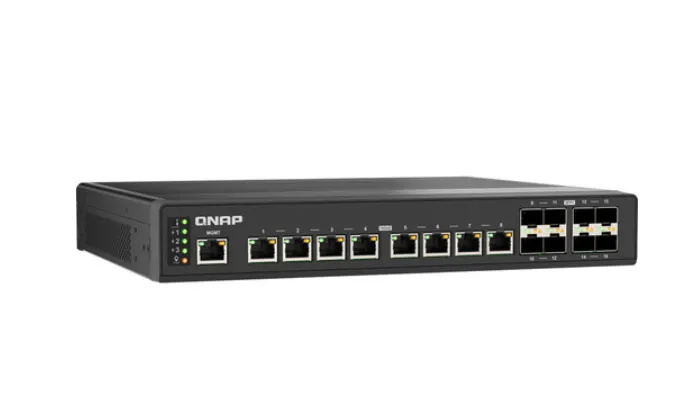 Buy QNAP QSW-IM3216-8S8T 16-Port 10GbE Managed Industrial Network Switch