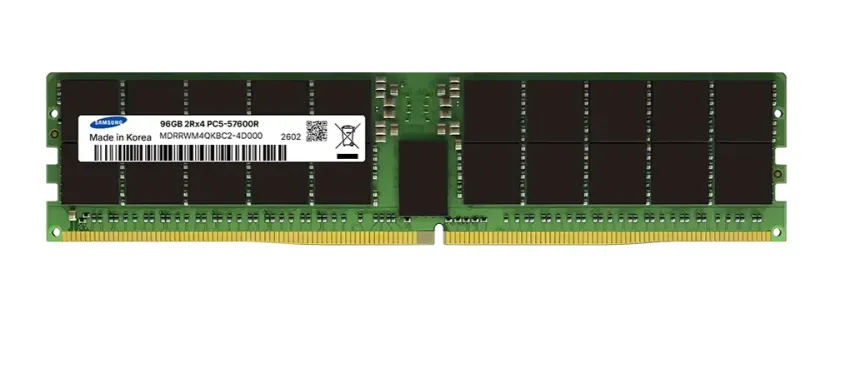 Buy SAMSUNG 96GB DDR5 7200MHz CL58 ECC RDIMM 2Rx4 MDRRWM4QKBC2-4G000