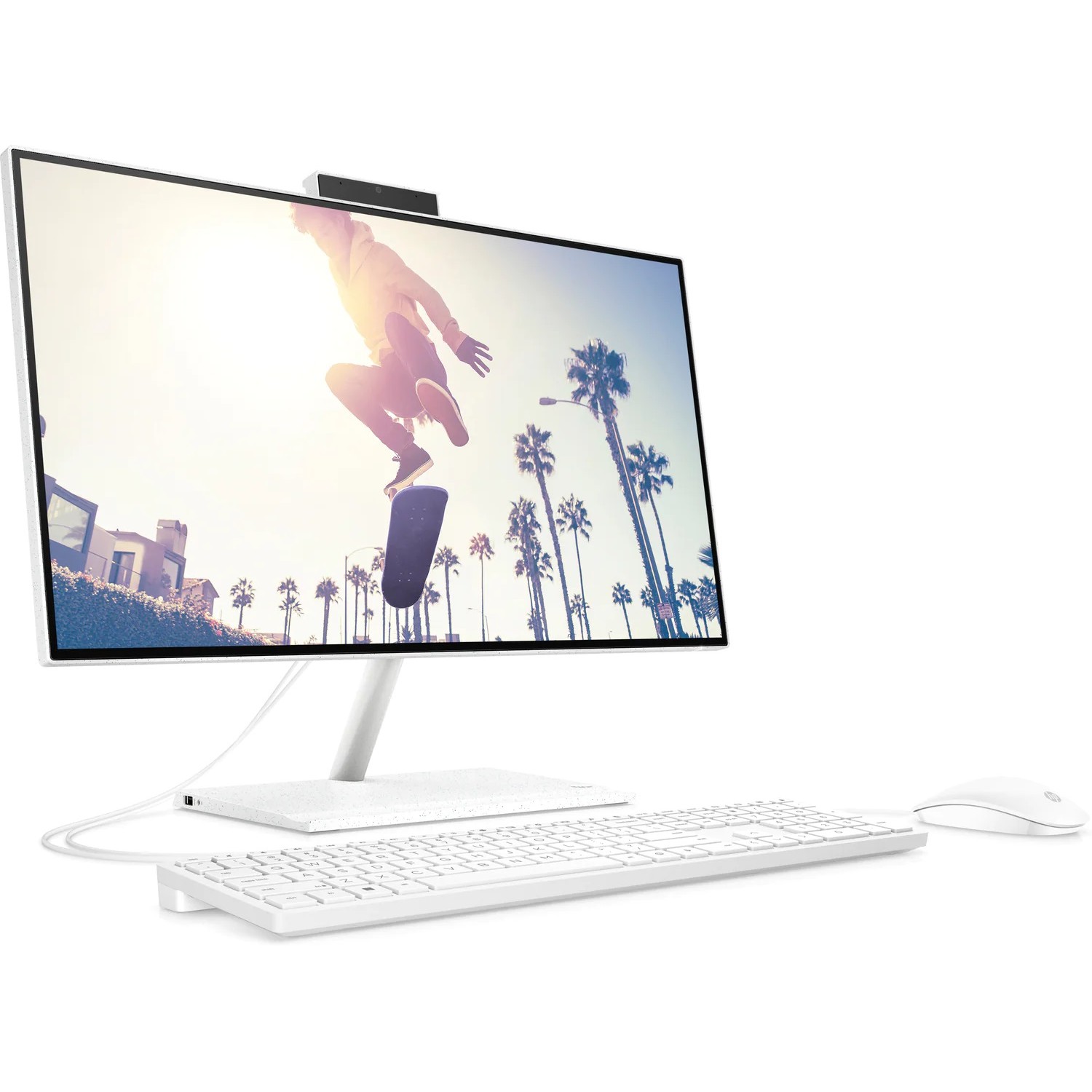 Buy HP AIO 24-cb1034nh i7-1255U 8GB/512GBSSD/MX450-2GB/23.8FHD-TCH/DOS/WHITE/ENG
