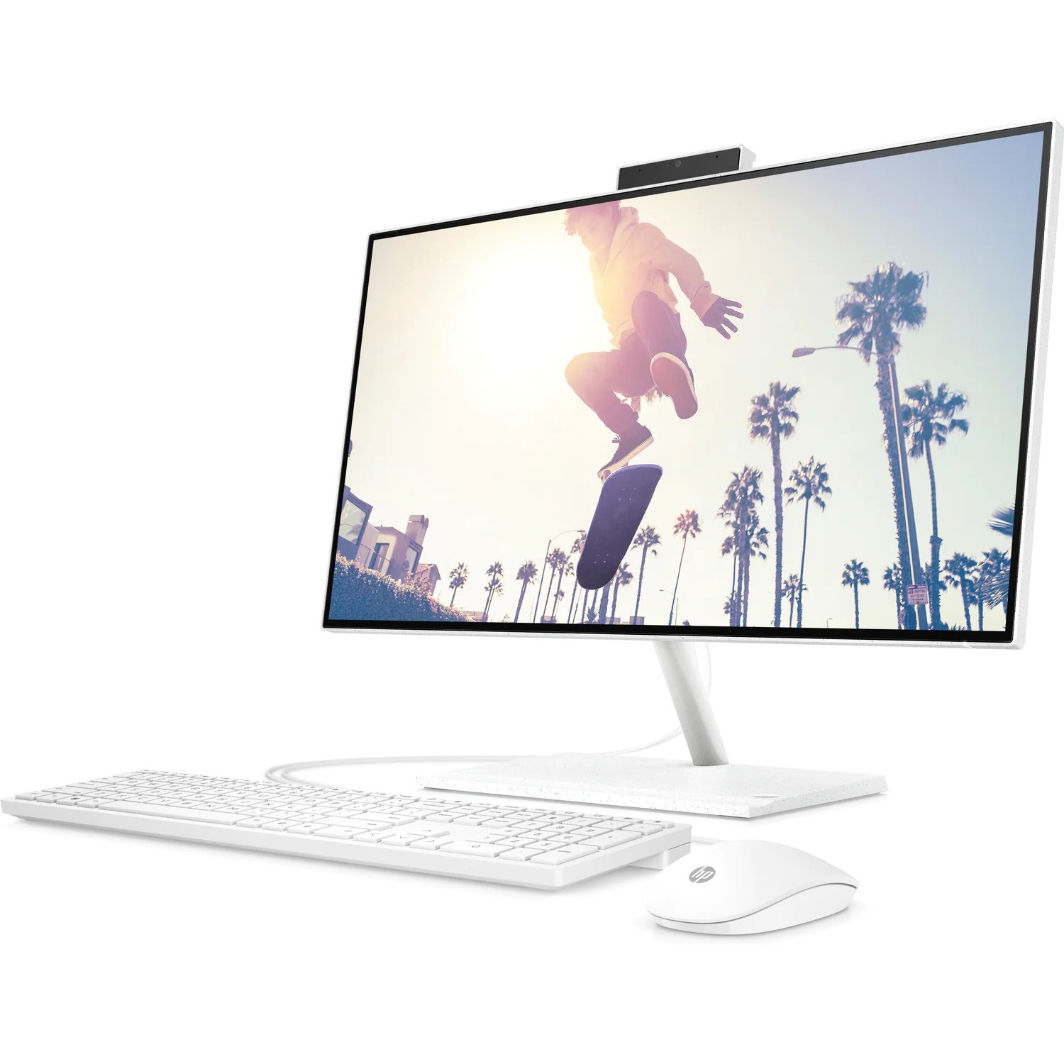 Buy HP AIO 24-cb1034nh i7-1255U 8GB/512GBSSD/MX450-2GB/23.8FHD-TCH/DOS/WHITE/ENG