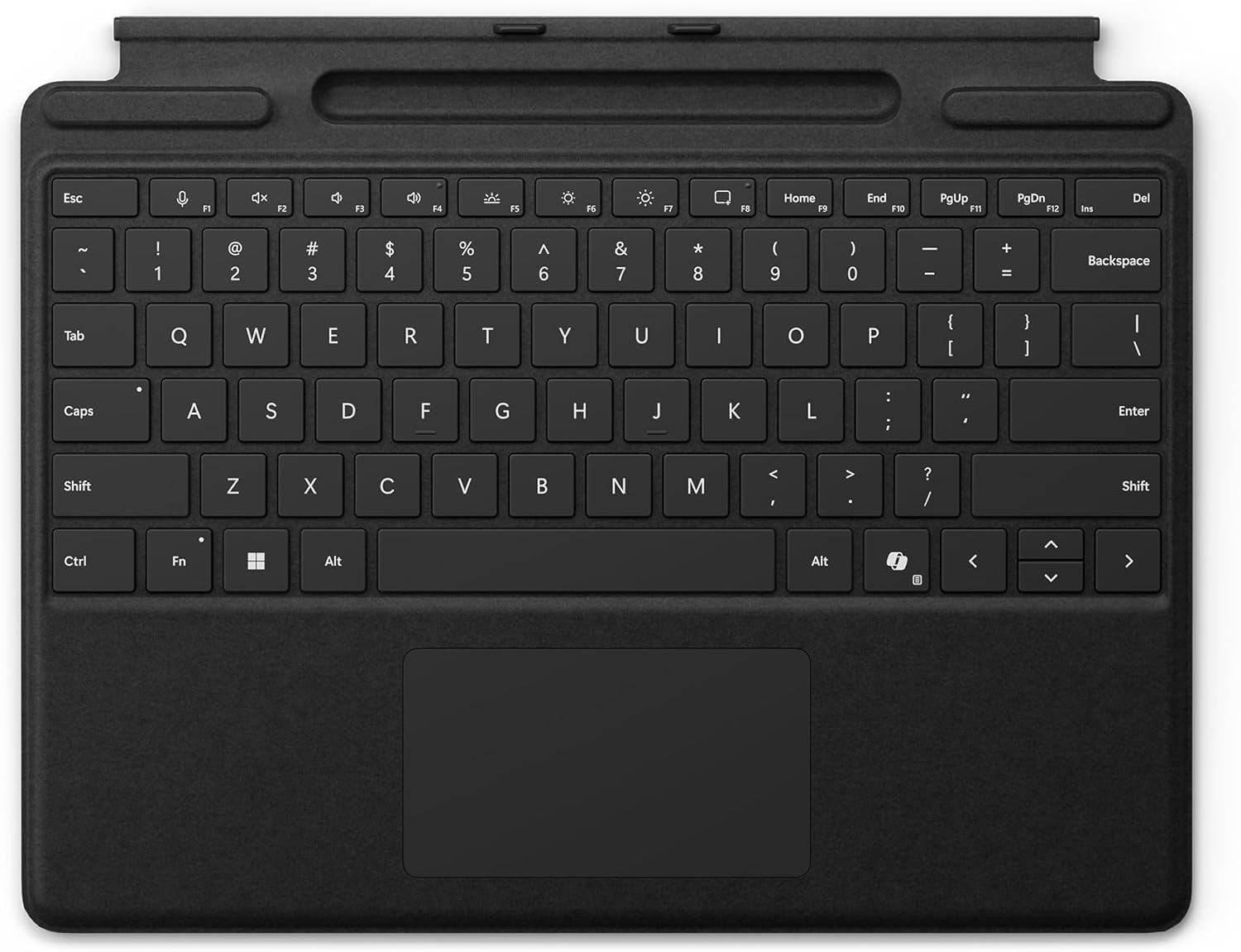 Buy Microsoft Surface Pro Keyboard for Pro (11th Edition), Pro 9, and Pro 8 , Eng Arabic, Black  8XA-00181
