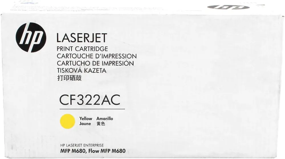 Buy HP Toner Cartridge for CLJ M680 - Yellow CF322AC