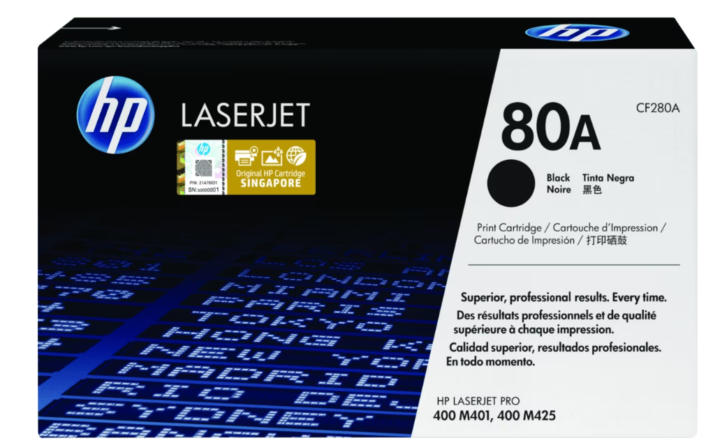 Buy CF280XD HP 80X 2-pack High Yield Black Original LaserJet Toner Cartridges