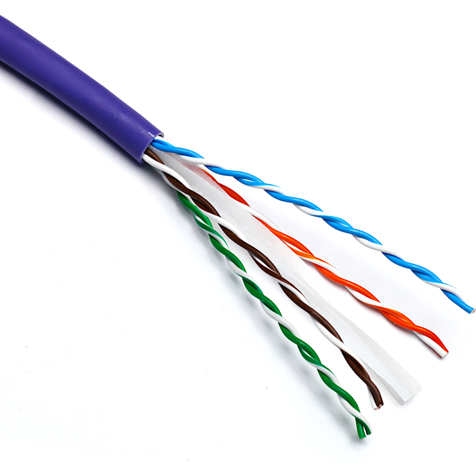 Buy 100-080 EXCEL CAT6 U/UTP 24 AWG CABLE 305M VIOLET Dca