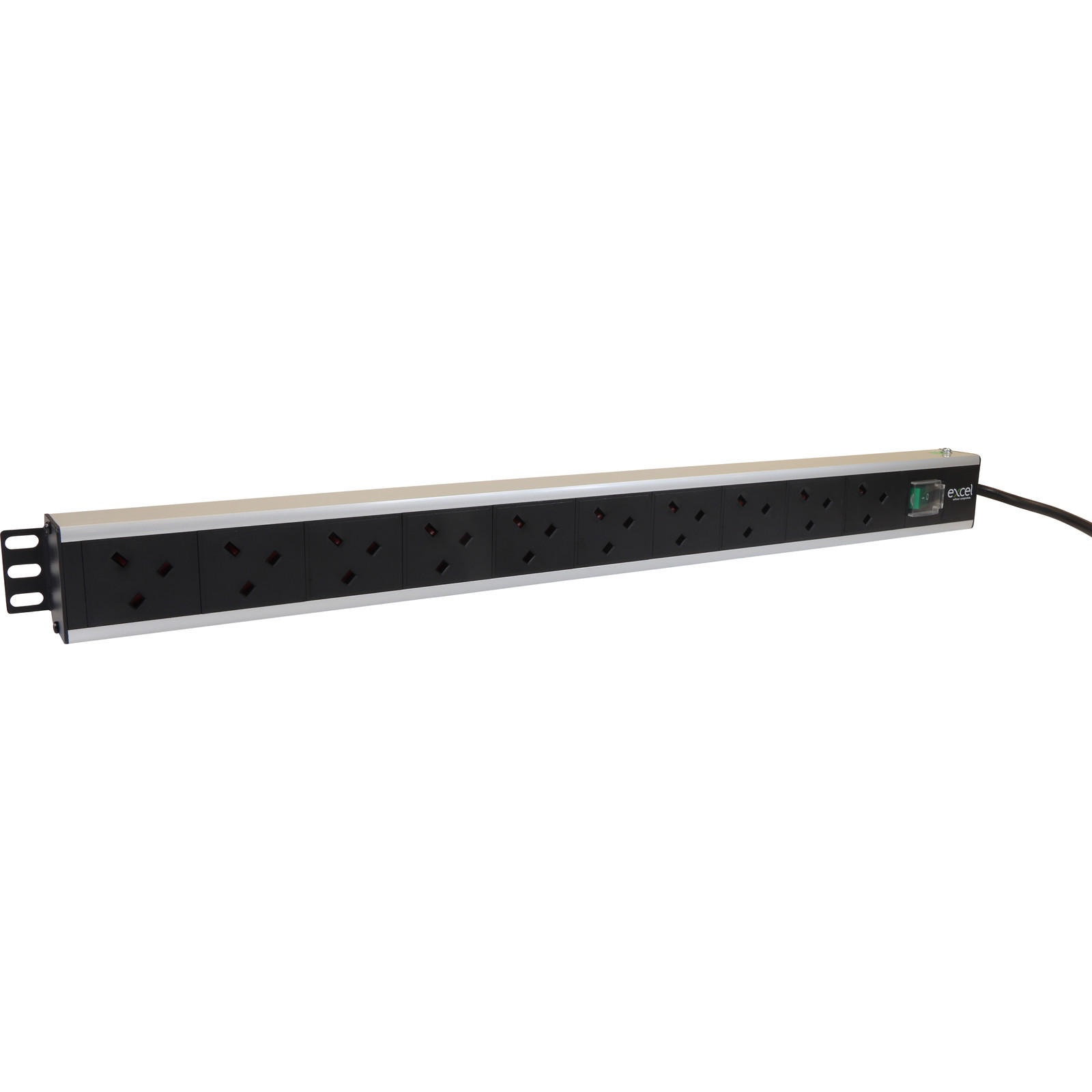 Buy D16-8-EXL  EXCEL 8-WAY SWITCHED POWER STRIP VERTICAL 16AMP